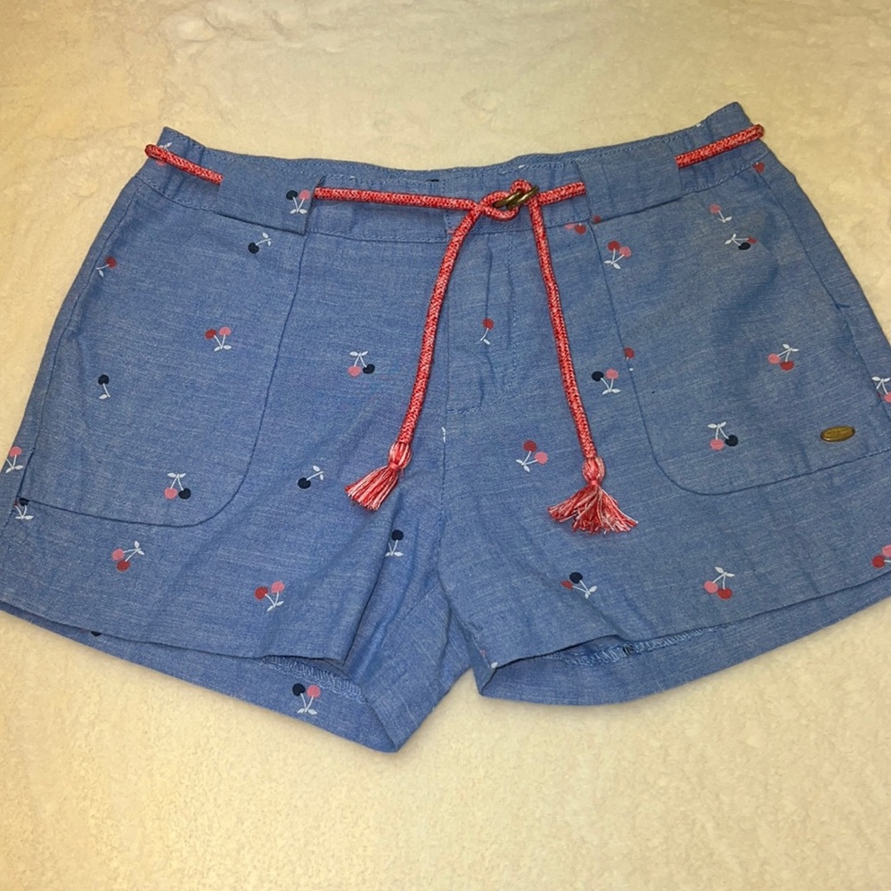 Tommy Hilfiger Blue & Cherry Printed Shorts